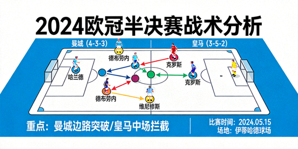 欧冠半决赛战术分析图示